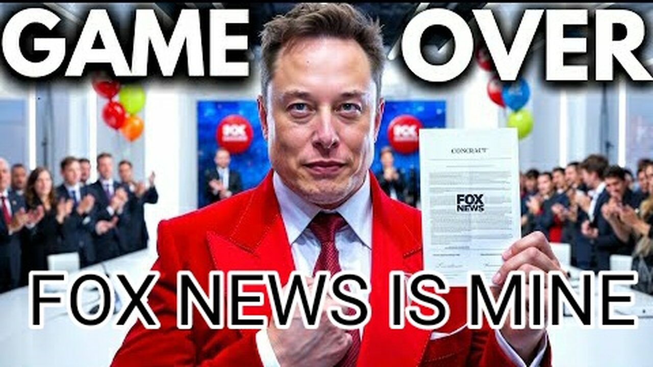 WTF? Elon Musk: "I Just Officially Bought Fox News!" *25 Billion Dollars* Just Out