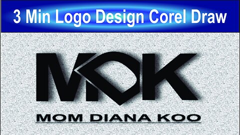 Attractive MDK logo in coreldraw