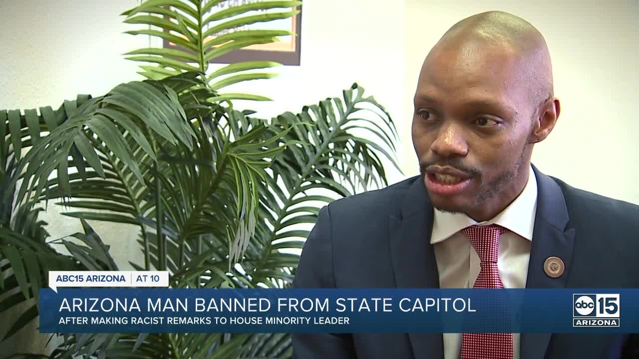 Arizona man banned from State Capitol after racist remarks to House Minority Leader