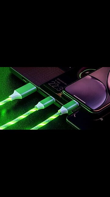 3in1 LED Luminous Micro USB Type C Cable Fast Charging