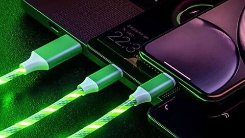 3in1 LED Luminous Micro USB Type C Cable Fast Charging