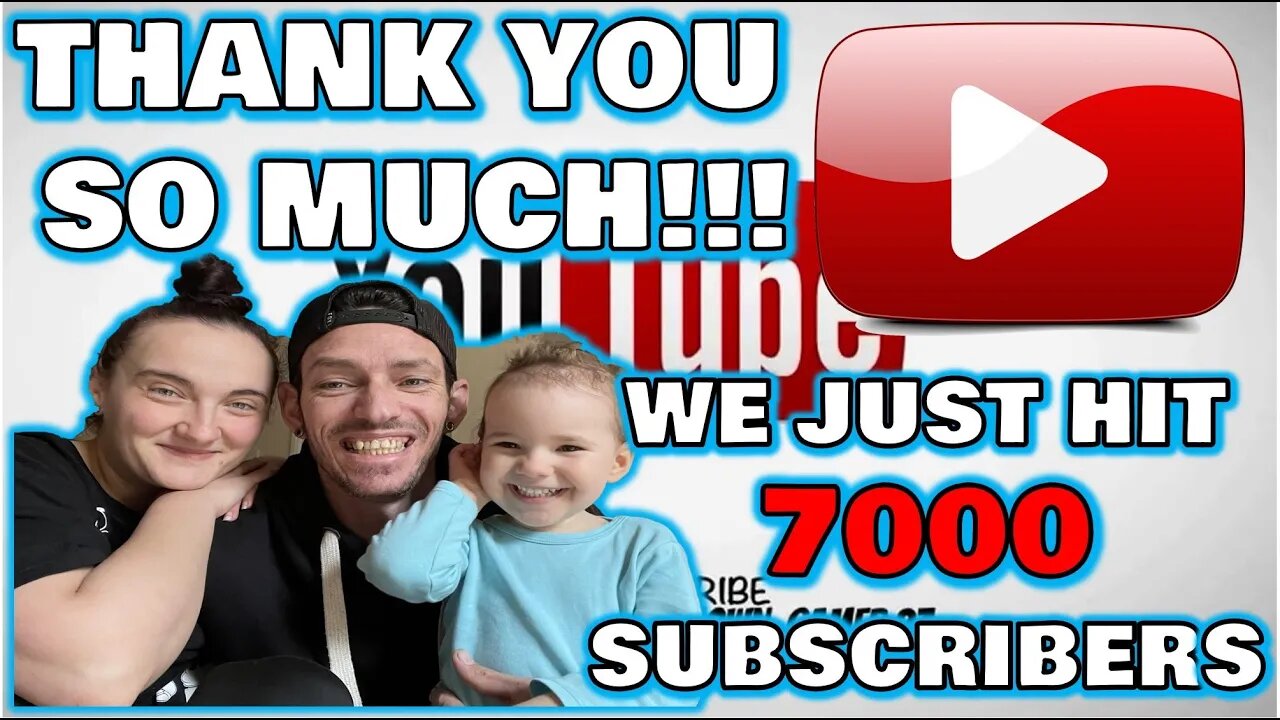 WOW WE DID IT 7000 SUBS.... THANK YOU SO MUCH TO EVERYONE