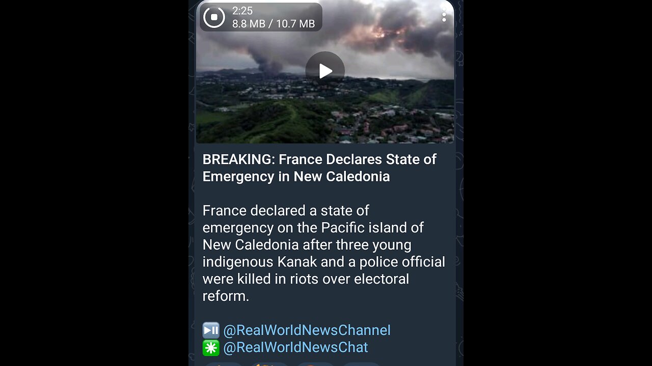 News Shorts: France Declares State of Emergency in New Caledonia