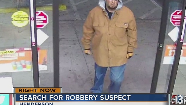 Henderson police seek suspect in convenience store robberies