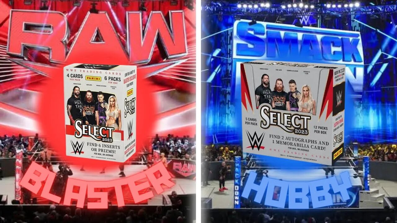 WWE Select 2023 🥊 Box Battle 🥊 Blaster Box 💥 vs Hobby Box 📦