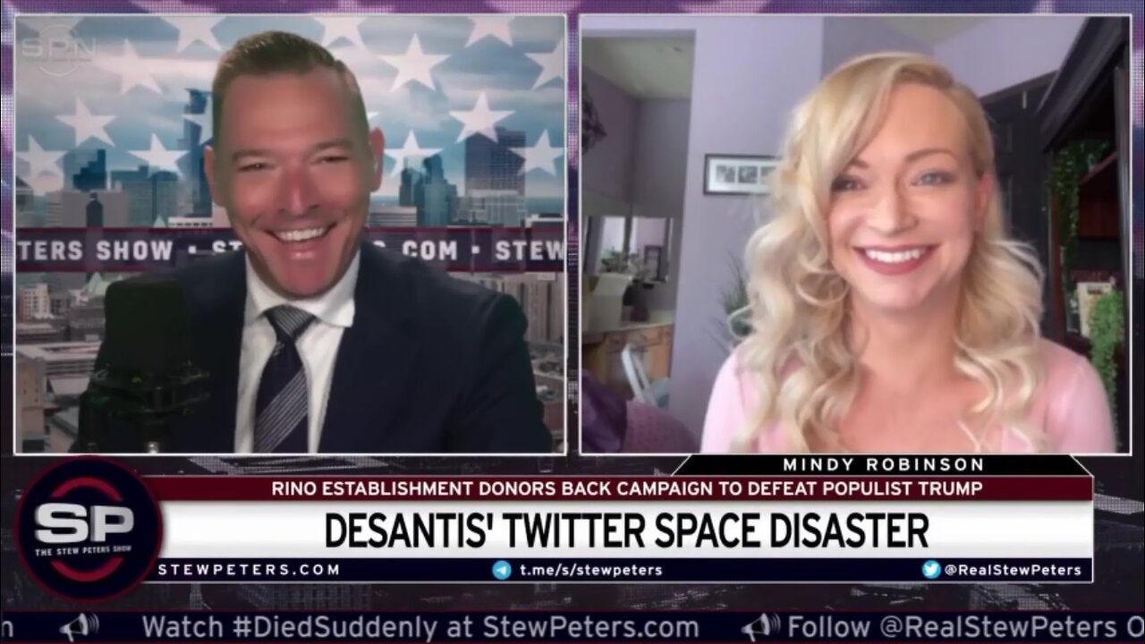 Stew Peters & Mindy Robinson On How Ron DeSantis's Presidential Run Is Just The Kickoff For...