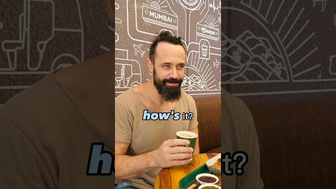 🇺🇸First Taste of Desi Chai🇮🇳☕ #india #tea #american #tourist #reaction #taste #fyp