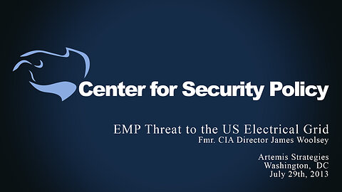 MUST SEE C.I.A. CONFERENCE: The Existential EMP Threat