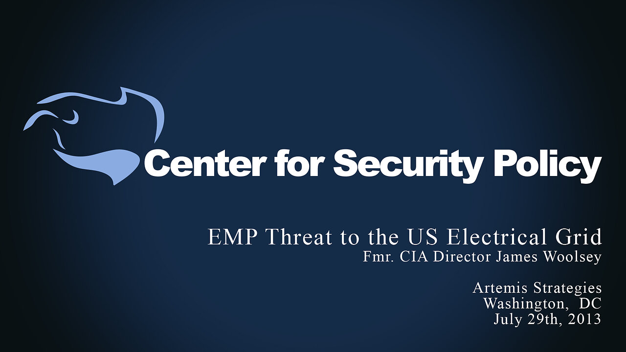 MUST SEE C.I.A. CONFERENCE: The Existential EMP Threat