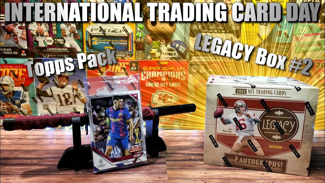 National Trading Card Day Special | Topps Pack & Another 2022 Legacy Football Hobby Box