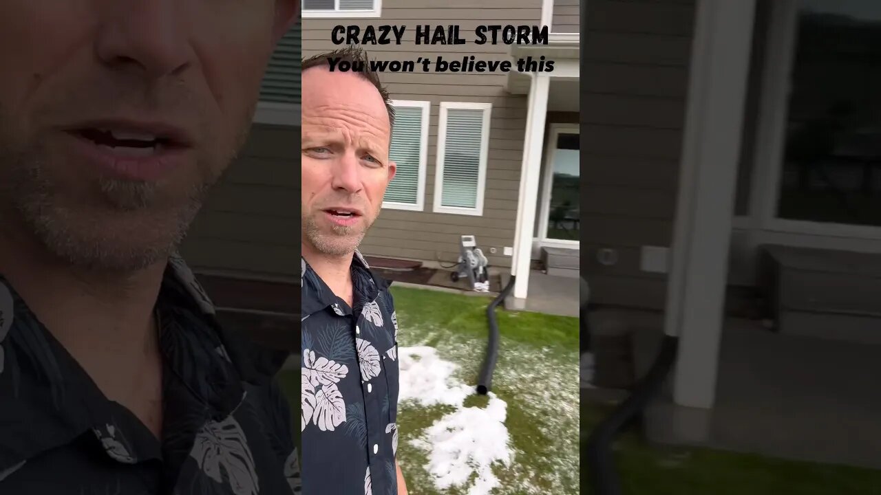 LIVE UPDATE: Crazy Hailstorm 😳 You won’t believe this #hailstorm #utah