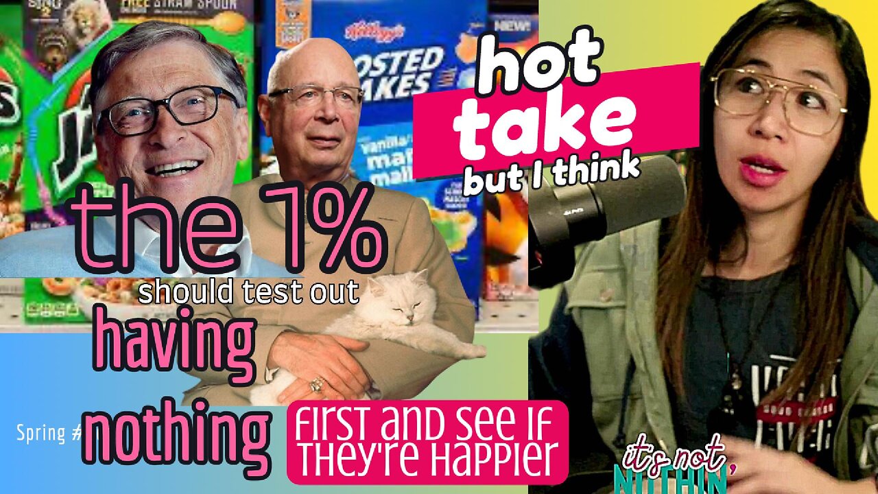 #itsnotnothing - #hottake the world economic forum should try out owning nothing and being happy 1st
