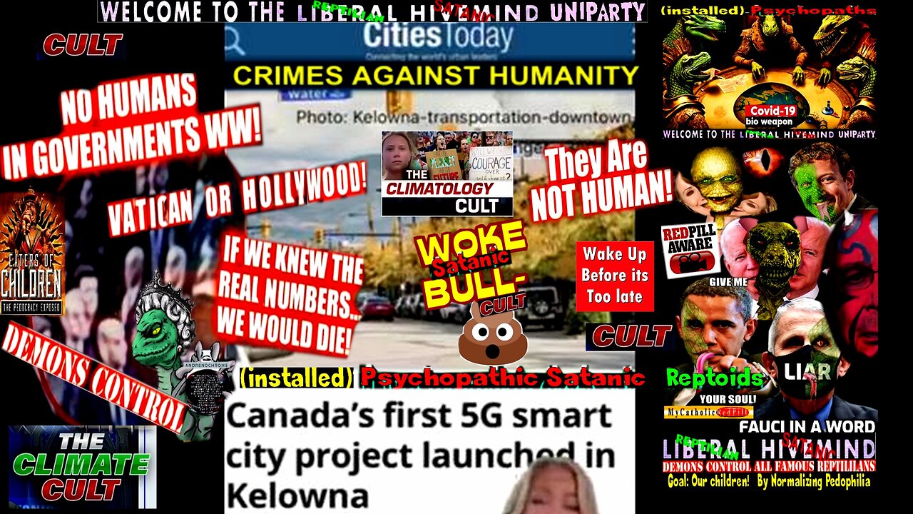 CANADA'S FIRST 5G SMART CITY KELOWNA HAS FEMA CAMP WEIRD FIRES....!