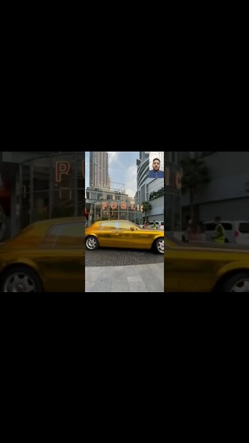 Beautiful Golden Car #motorium #ytshorts #luxurycar #trendingvideo2022 #viralvideo2022