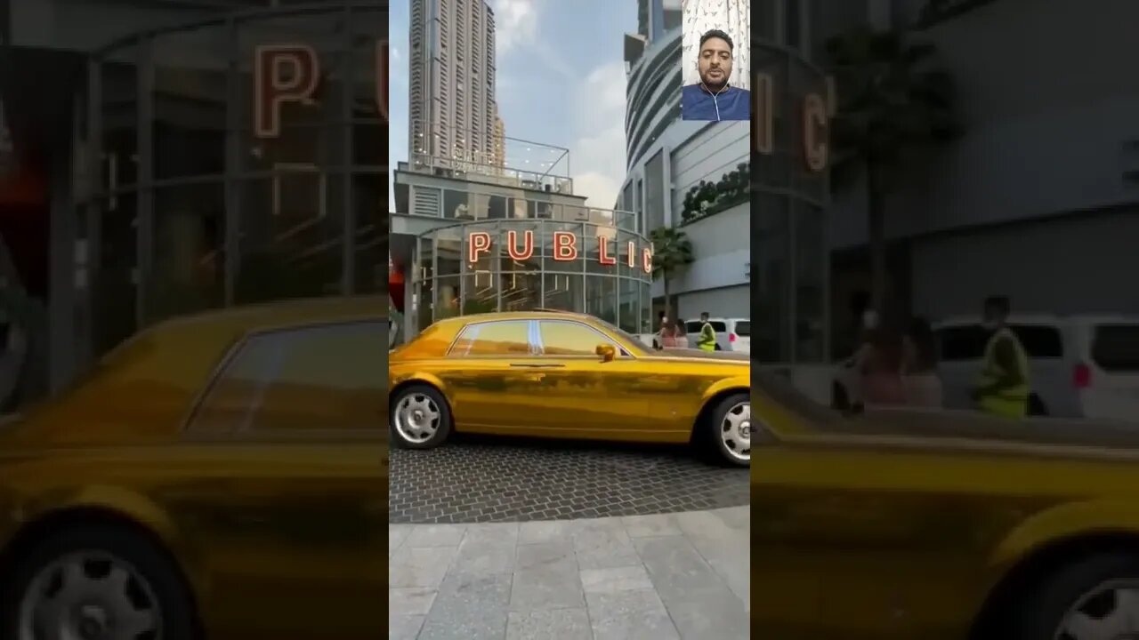 Beautiful Golden Car #motorium #ytshorts #luxurycar #trendingvideo2022 #viralvideo2022