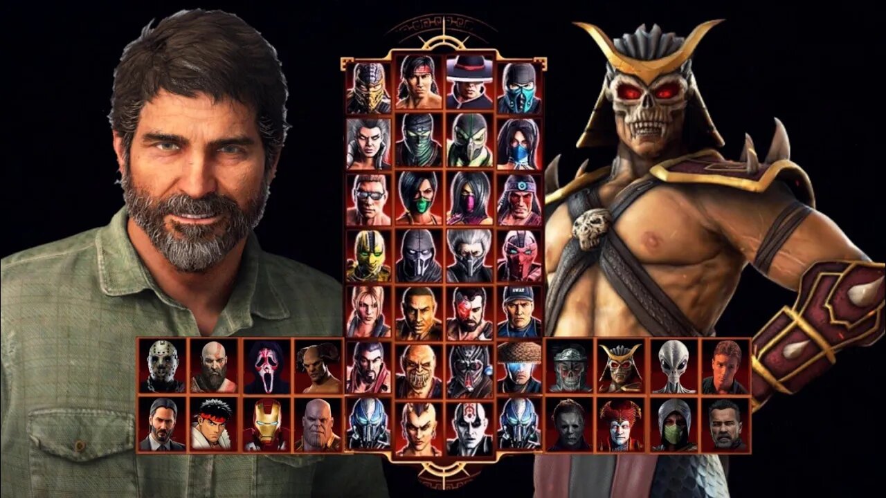 Joel Vs Shao Khan - Mortal Kombat 9 Mod