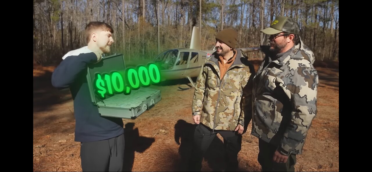 Every Day You Survive In The wilderness and every day pay to $10,000