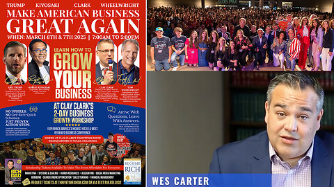 Wes Carter | The Legal Eagle | Legal Eagle & Attorney Wes Carter Answers 7 Frequently Asked Questions from REAL Business Owners + Join Robert Kiyosaki & Eric Trump At Clay Clark's 2-Day (March 6-7) Business Workshop!