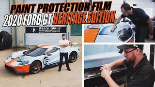 Paint Protection Film Tips - 2020 Ford GT Heritage Edition