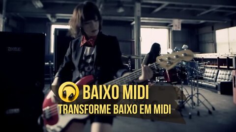 Transforme Contrabaixo em Midi