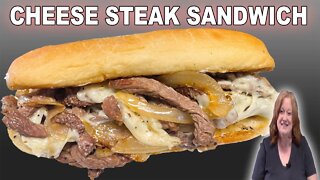 Texas CHEESE STEAK Sandwiches Using Ribeye Steak