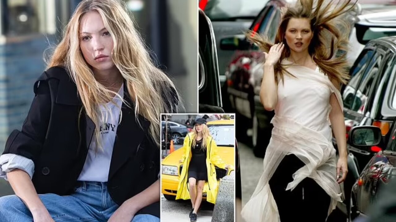 "Lila Moss Looks Just Like Kate in Latest DKNY Shoot"