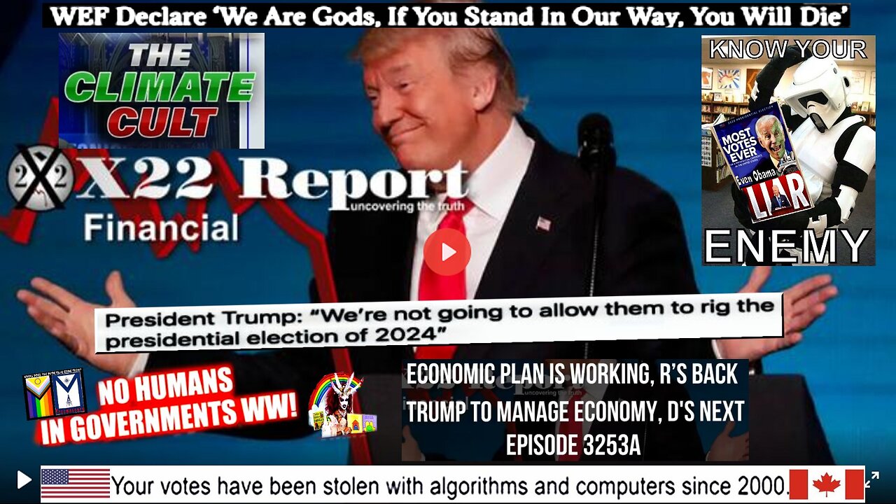 Ep 3253a - Economic Plan Is Working, R’s Back Trump To Manage Economy, D’s Next