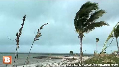 HEAVY WIND, RAIN HIT MARATHON, FL, AS HURRICANE IDALIA APPROACHES