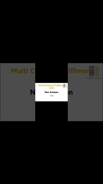 Multi channel fulfilment through Amazon FBA #hustlersuniversity #HU2.0 #amazon