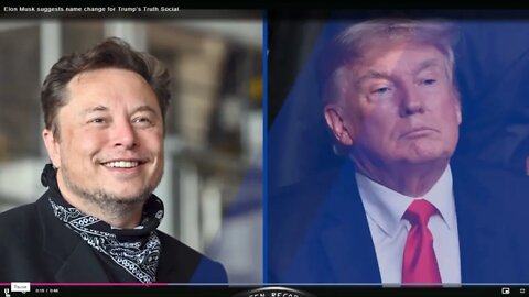Elon Musk suggests name change for Trump’s Truth Social