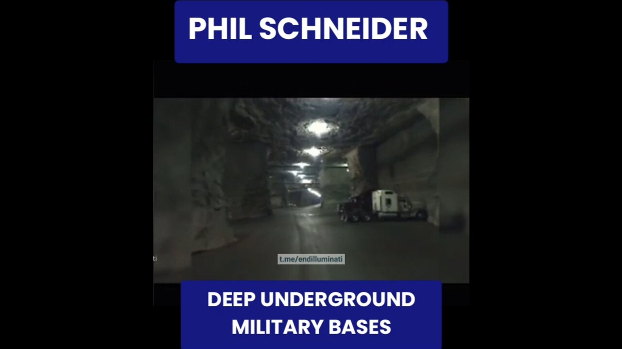 PHIL SCHNEIDER - DEEP UNDERGROUND MILITARY BASES & BLACK BUDGETS