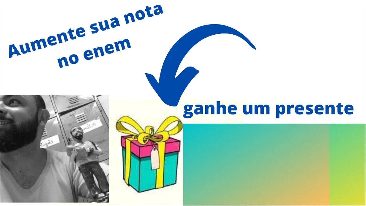 Aumente sua nota na redação e ganhe um presente !