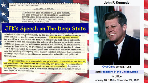 JFK’s Speech on The Deep State