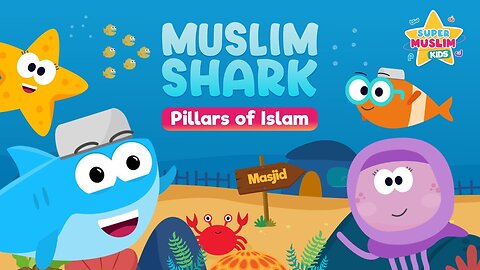 Muslim Shark - The Pillars of Islam - Kids Song (Nasheed) - Vocals Only - @SuperMuslimKids