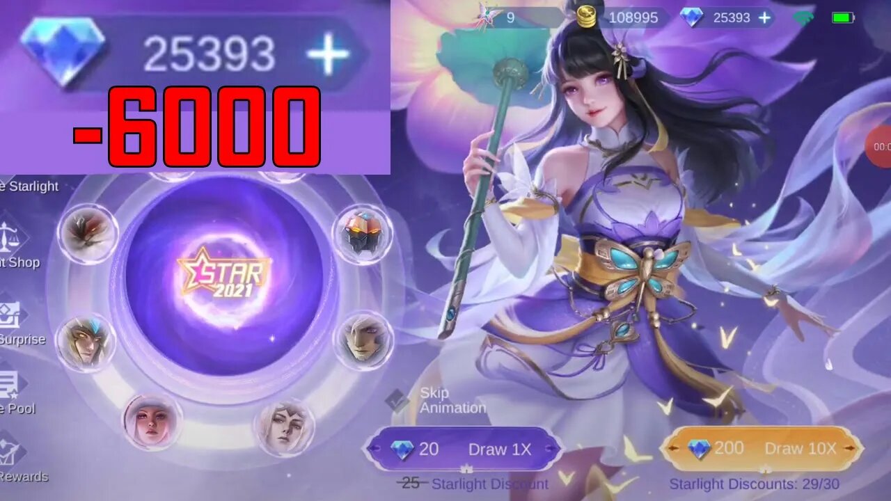 I SPEND 6000 DIAMONDS ON STARLIGHT 2021 FEST MLBB
