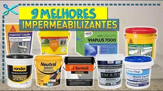 🏆 9 Melhores Impermeabilizantes