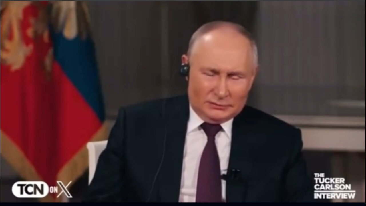 Actor-Tucker Asks Actor-Putin When Their AI (hivemind) Empire Will Start