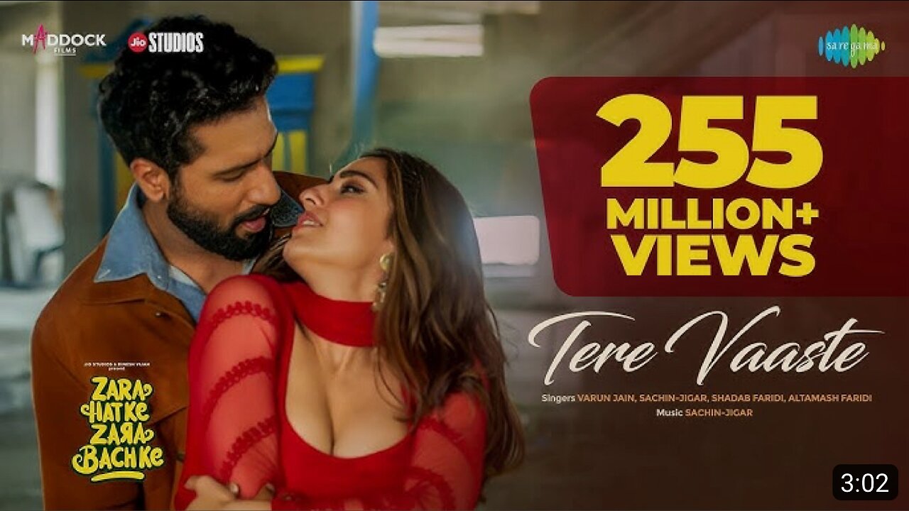 Tere Vaaste Full Video Zara Hatke Zara Bachke Vicky, Sara, Varun J, Sachin-Jigar, Amitabh B