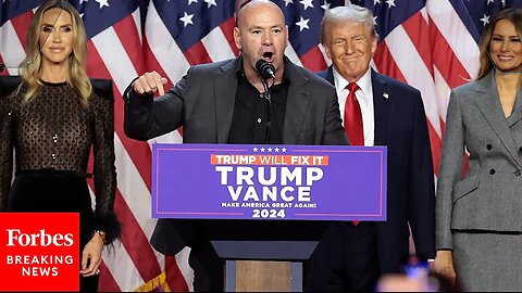 'This Is Karma, Ladies And Gentlemen!': Dana White Speaks During Trump Victory Celebration
