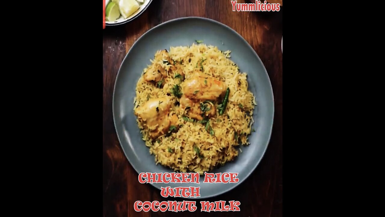 #chickenricewithcoconutmilk #chickenrice #ricerecipy #homemade