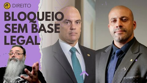 BLOQUEIO da CONTA da MULHER de Daniel Silveira é frontalmente CONTRÁRIA à LEI