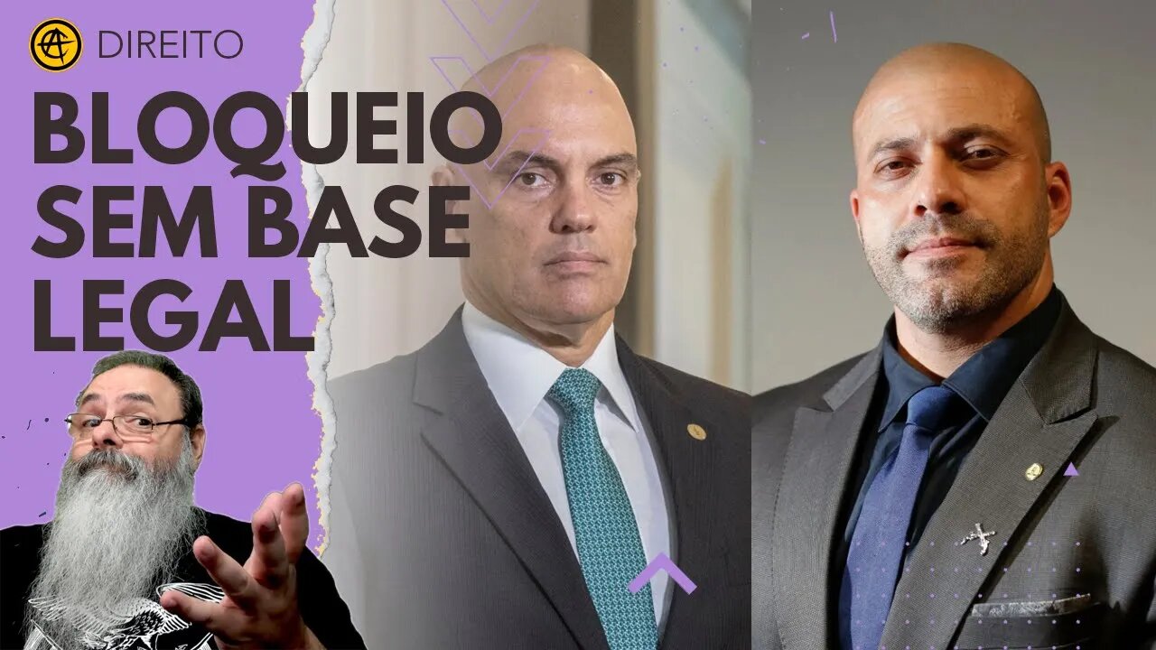 BLOQUEIO da CONTA da MULHER de Daniel Silveira é frontalmente CONTRÁRIA à LEI