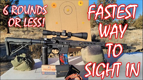 Fastest Way To Sight In a Rifle (old vs new)