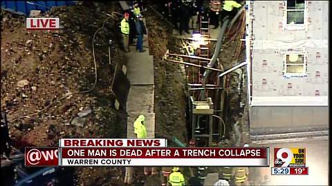 One man dead after trench collapse