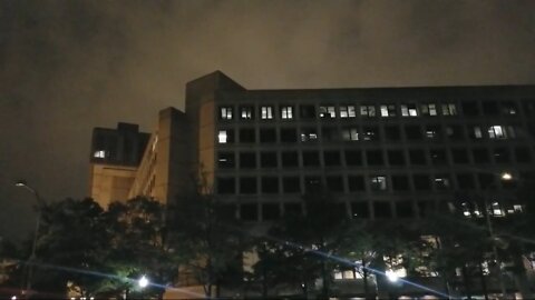 LOUD explosions on the roof of the FBI building in DC and NO ONE talking about it!