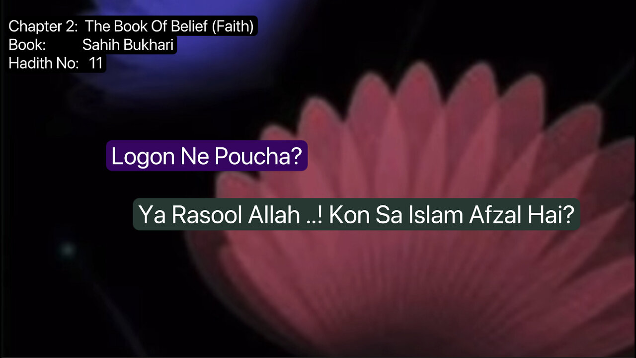❤️ Logon Ne Poucha , Ya Rasool Allah Kon Sa Islam Afzal Hai? Hadees No 11, ShortClip❤️30 Aug 2023
