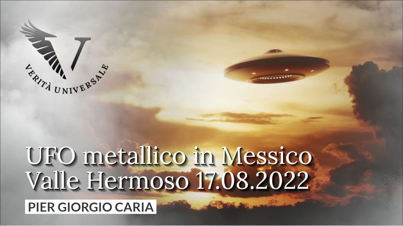 UFO metallico in Messico - Valle Hermoso 17 08 2022 - Pier Giorgio Caria