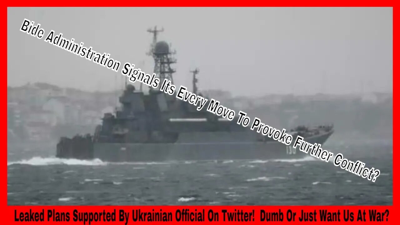 U.S. Plans On Helping Ukraine Sink Russia's Black Sea Fleet?