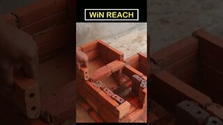 Amazing Creative Idea To Make 2in1 Brick Stove For Cooking And Grill Foods | #Shorts