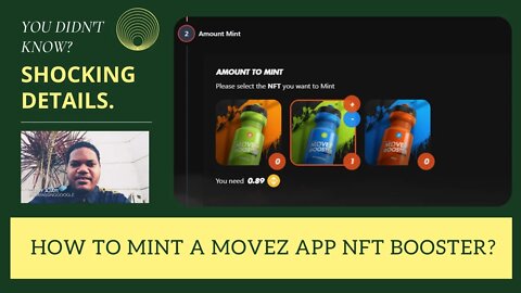 How To Mint A Movez App NFT Booster?